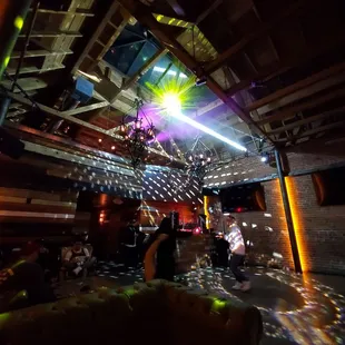 Lighting on the dance floor