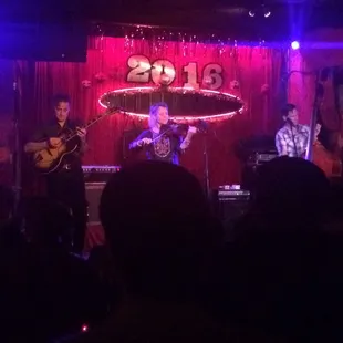 Hot Club of Cowtown killing it the night before New Year's. Amazing musicians, every one!