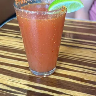 Smoked michelada