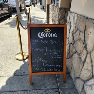Outdoor deals menu. 5/2022