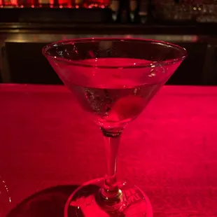 Classic red lights, martini, go say hi to the woman at the end of the bar