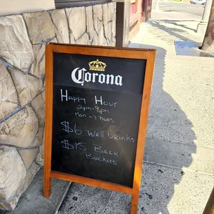 Outdoor deals menu. 5/2022