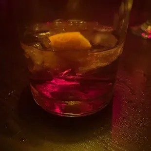 Wood ford on the rocks Manhattan!.