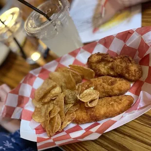 Chicken tenders kids meal