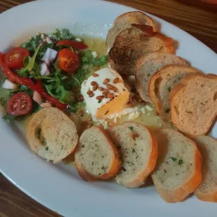 Baked Goat Cheese & Honey