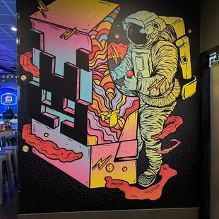 a man in a space suit