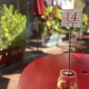Table outside