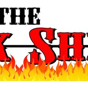 the logo for the cook shed