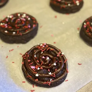 Double fudge cookies, perfectly decadent