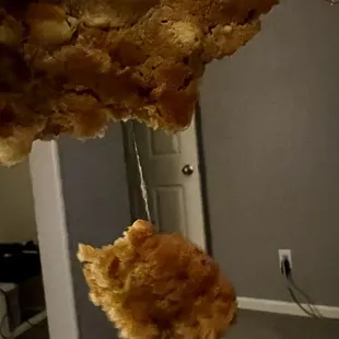 Hair baked in the cookie.