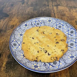 This is a huge chocolate chip cookie from The Cookie Company!