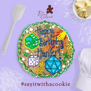 The Cookie Company 402-330-1107 Happy Birthday Cookie Cake