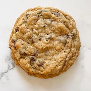 a chocolate chip cookie