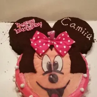 Minnie Mouse Birthday Cake