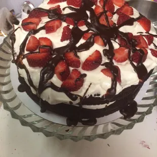 Chocolate Strawberry Shortcake