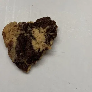 Clearly cooked into hair