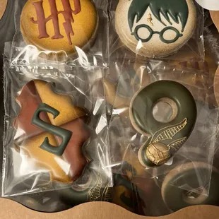 Harry Potter Custom Cookies  Individually Wrapped
