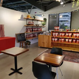 Interior of the shop