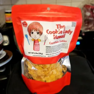 a bag of cookies