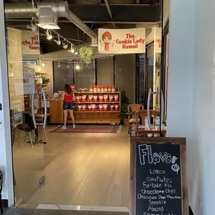 The shop is at the East corner of the 808 Center