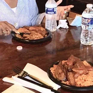 Chicken/Jollof/Plantains Beef/Jollof/Plantains