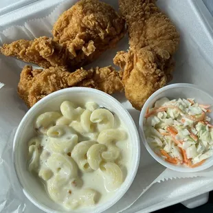 3-tender lunch special (subbed mac for fries)