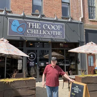 The exterior from the street