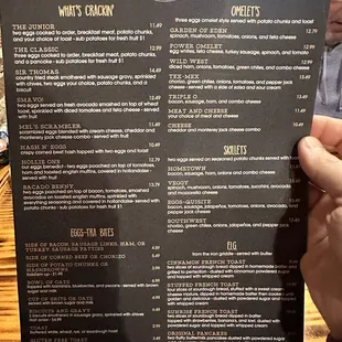 Menu side a