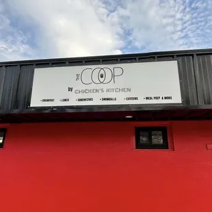 outside