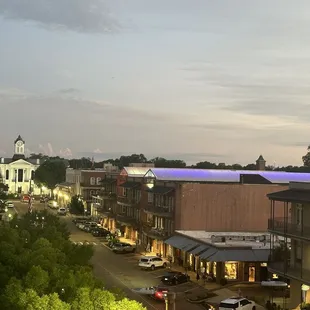 outside