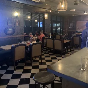 interior, sushi and sashimi