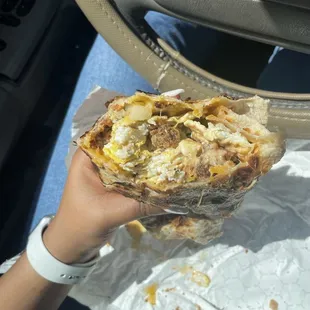 Breakfast burrito