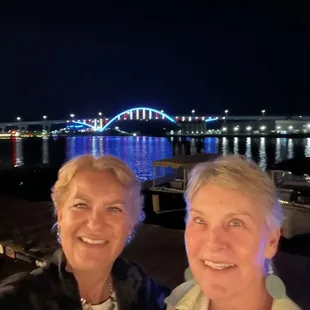 The Hoan Bridge is right in the back yard