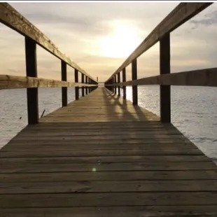 Fish your day away on this 214 ft pier.