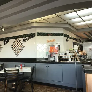 the interior of a restaurant