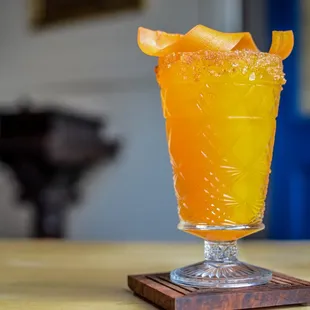 Featured Cocktail: The Bugs Bunny. Gin, Ginger, Fresh Carrot Juice, Cinnamon, &amp; Fresh Lemon