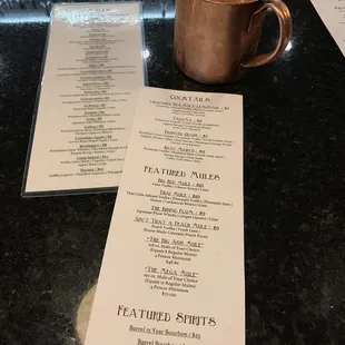 Cocktails &amp; Featured Mules