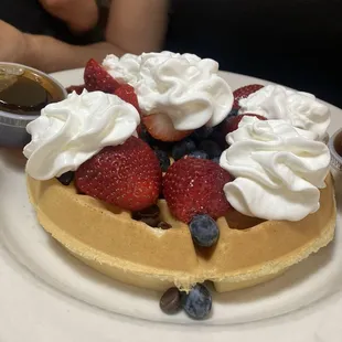 Waffles and berrys