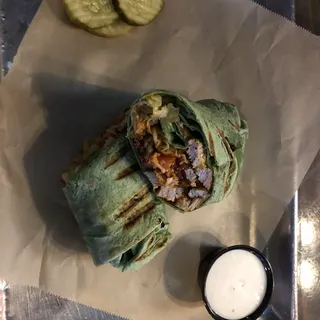 Buffalo chicken wrap