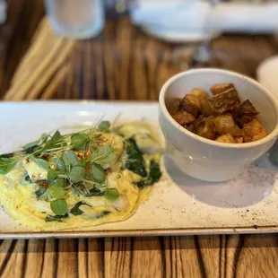 Crab Omelette Gruyere