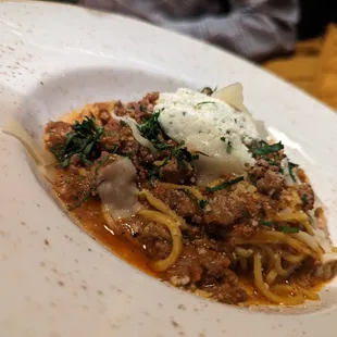 Braised Duck Bolognaise