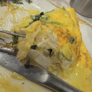 Maryland Colossal Lump Crab Cake Omelette
