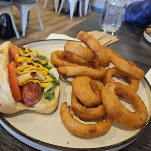 The Dog with Onion Rings