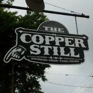 a sign for a restaurant