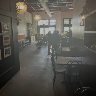 Brewery seating area
