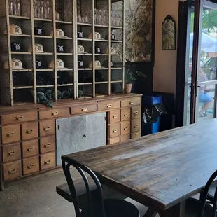 the dining room