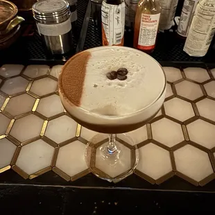 Yummy pumpkin spice espresso martini!