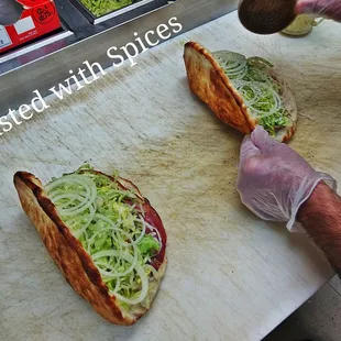 sandwiches, food