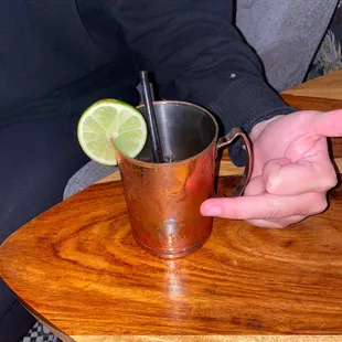 don&apos;t order the mule. waaaay to sweet:/