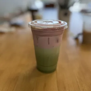 Strawberry matcha